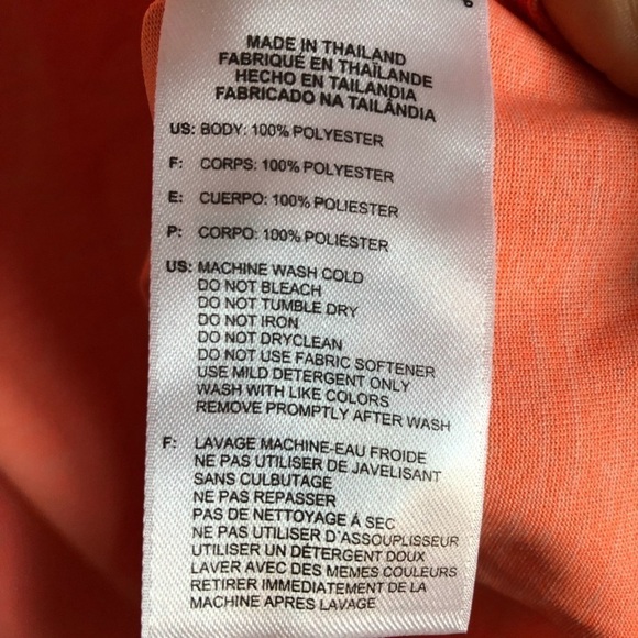 Adidas Climalite Neon Orange Tank Top - Picture 4 of 7